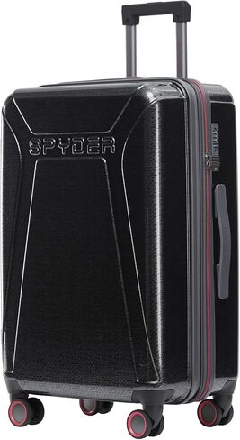Spyder Traverse 29 Inch Large Checked Baggage Expandable Hardside Upright Suitcase with 360° Spinner Wheels, TSA Approved Lock, Charcoal in Kuwait