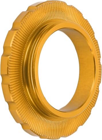 Centerlock Lockring Aluminum Alloy Disc Brake Adapter Wheelset Hub Shaft Disc Rotor Lock Ring(Gold) in Saudi Arabia