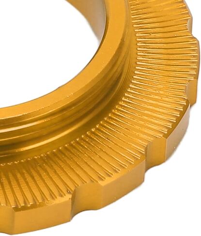 Centerlock Lockring Aluminum Alloy Disc Brake Adapter Wheelset Hub Shaft Disc Rotor Lock Ring(Gold) in Saudi Arabia