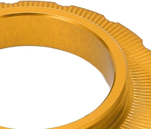 Centerlock Lockring Aluminum Alloy Disc Brake Adapter Wheelset Hub Shaft Disc Rotor Lock Ring(Gold) in Saudi Arabia