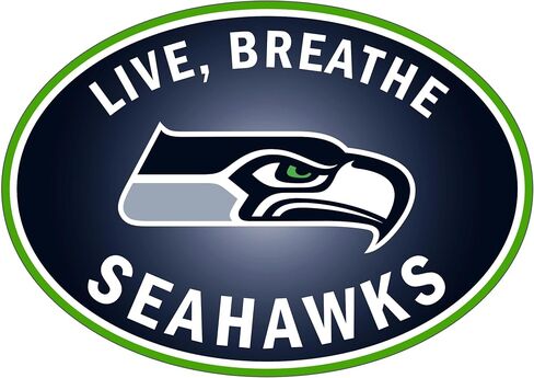 Siskiyou Sports NFL Seattle Seahawks Live-Breath Auto Decal, Team Colors, One Size in Saudi Arabia