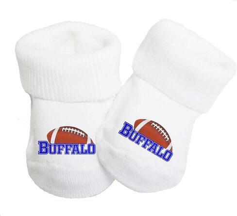 Football Baby Toe Sock Booties for Buffalo Fans 0-9 Months in Saudi Arabia