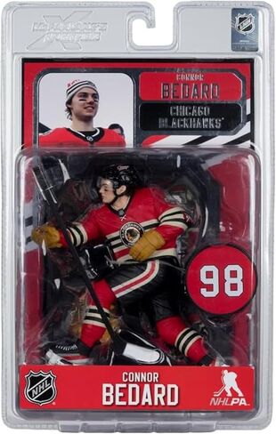 McFarlane Toys - Connor Bedard (Chicago Blackhawks) NHL 7in Posed Figure McFarlane's SportsPicks in Saudi Arabia