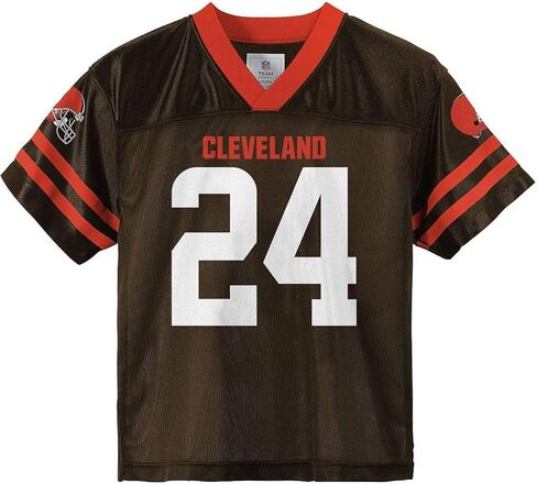 Nick Chubb Cleveland Browns Brown #24 NFL Kids Youth 4-20 Name and Number Team Color Home Player Jersey in Saudi Arabia