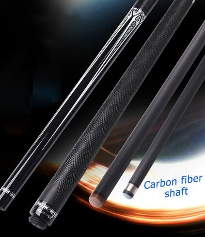 CUPPA Billiard Pool Stick America 1/2 Split Cue Nine Ball Cues Carbon Fibre Shaft Sport Games Tip Size 10.5，11.5,12.5mm 58inch ca20-02 in Saudi Arabia