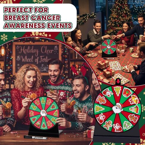Soulchen 8 Inch Thanksgiving Games Turkey Spin The Wheel Game with Stand Tabletop Roulette of Fortune Turkey Prizes Spin Wheel for Family Thanksgiving Party Favor, Dry Erase Marker and Stickers in Saudi Arabia