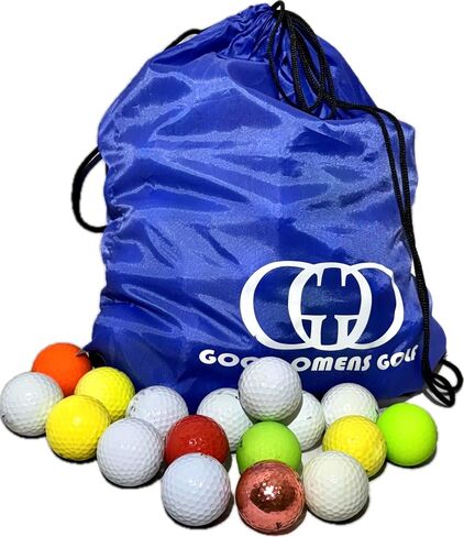 Recycled Used Practice/Range/Hit Away Golf Balls, Pack of 50 or 100 (100 Pack Includes Free Drawstring Ball Bag Backpack) in Saudi Arabia