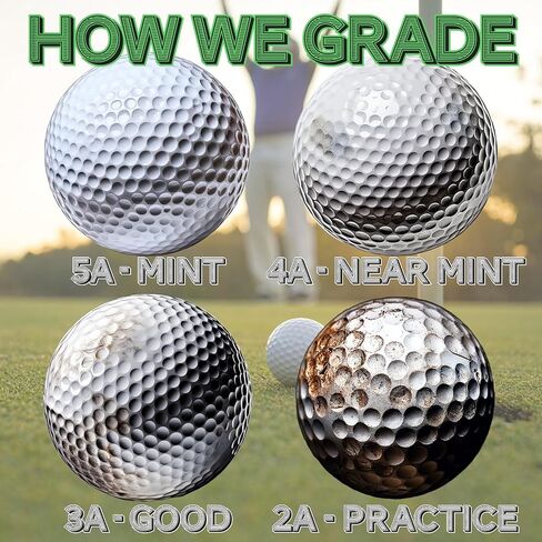Recycled Used Practice/Range/Hit Away Golf Balls, Pack of 50 or 100 (100 Pack Includes Free Drawstring Ball Bag Backpack) in Saudi Arabia