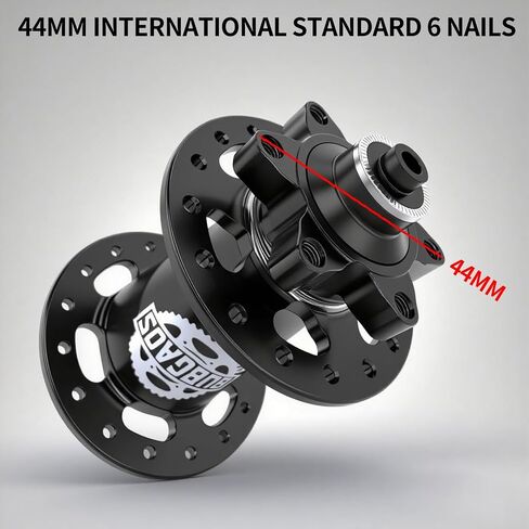 Bicycle Hub Disc 32H Front&Rear Disc Brake Hub MTB Mountain Bike 6 Pawls 32 Hole/36 Hole Bike Hub Disc 7075 Aluminum Ultralight Bike Disc Brake Hub for 8/9/ 10/11/ 12/13 Speed in Saudi Arabia
