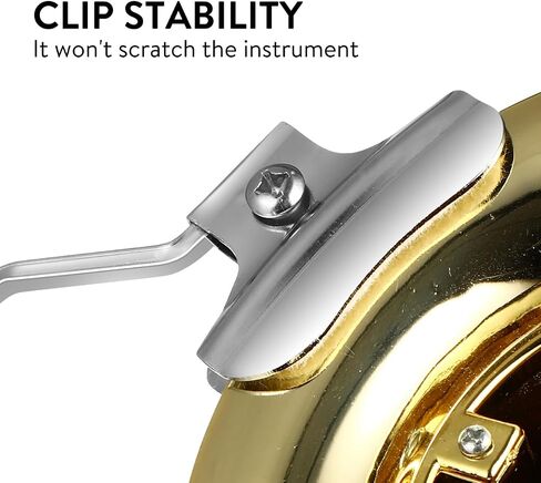 Angoily Trombone Lyre, Silver Trombone Lyre Holder for Marching Band, 7Inch Lightweight Sheet Music Clip and Flip Folder,General Musical Instruments Accessories for Outdoor Performances Band Practice in Saudi Arabia