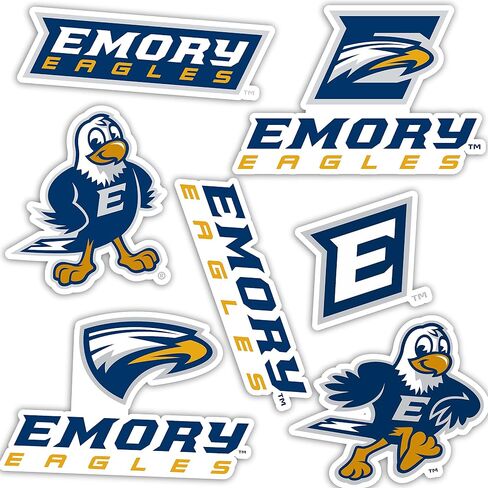 Desert Cactus Emory University Stickers Emory Eagles Vinyl Decal Laptop Water Bottle Car Scrapbook Sheet (Type 2) in Saudi Arabia