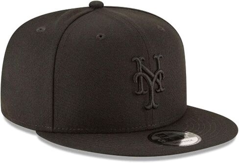 نيو إيرا نيويورك ميتس MLB Basic Snapback أسود على أسود 950 قبعة قابلة للتعديل in Saudi Arabia