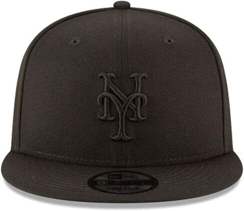 نيو إيرا نيويورك ميتس MLB Basic Snapback أسود على أسود 950 قبعة قابلة للتعديل in Saudi Arabia