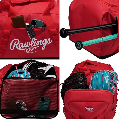 Rawlings Rawlings | Covert2 Duffel Equipment Bag | Baseball/Softball | Multiple Colors in Saudi Arabia
