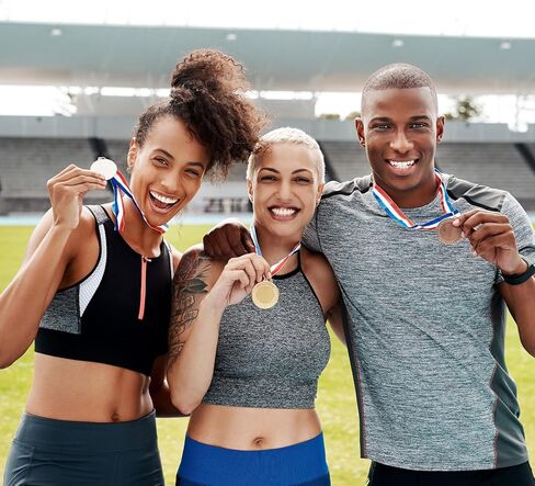 MECCANIXITY Badminton Medals Award Medals with Neck Ribbon for Team Sports Games Competitions Party Favors in Kuwait