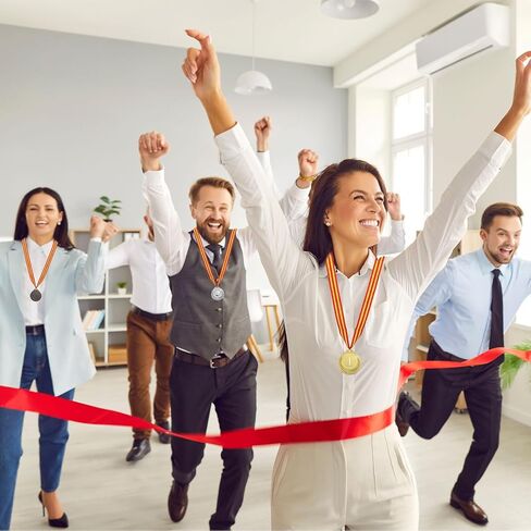 MECCANIXITY Badminton Medals Award Medals with Neck Ribbon for Team Sports Games Competitions Party Favors in Kuwait