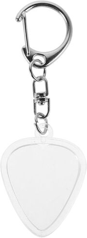 DOITOOL Guitar Pick Holder Keychain: Portable Clear Pick Storage Box, Perfect for Musicians And Guitar Players in Saudi Arabia