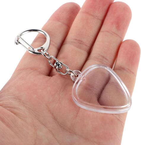 DOITOOL Guitar Pick Holder Keychain: Portable Clear Pick Storage Box, Perfect for Musicians And Guitar Players in Saudi Arabia