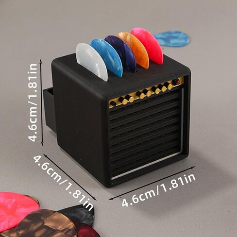 1Pc Empty 3D Printed Guitar Picks Display Holder Box With Drawer, Amp Speaker Style, Storage Box For Guitar Players And Music Enthusiasts Gift in Saudi Arabia