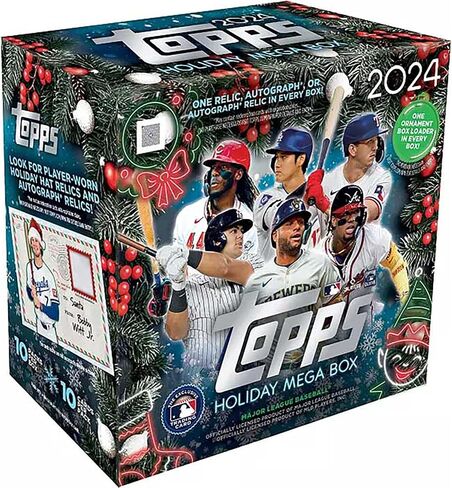 صندوق ضخم مغلق من Topps 2024 Holiday Baseball Factory - عبوات شمع البيسبول in Saudi Arabia