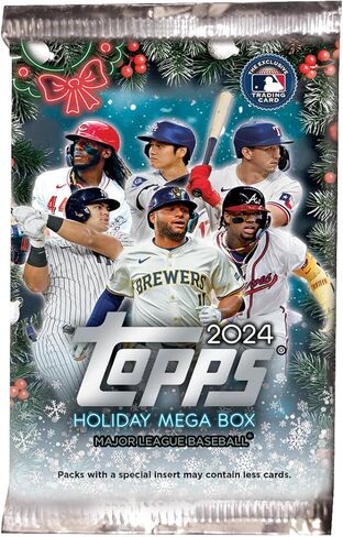 صندوق ضخم مغلق من Topps 2024 Holiday Baseball Factory - عبوات شمع البيسبول in Saudi Arabia