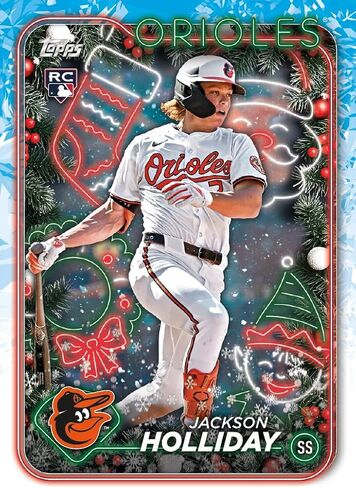 صندوق ضخم مغلق من Topps 2024 Holiday Baseball Factory - عبوات شمع البيسبول in Saudi Arabia