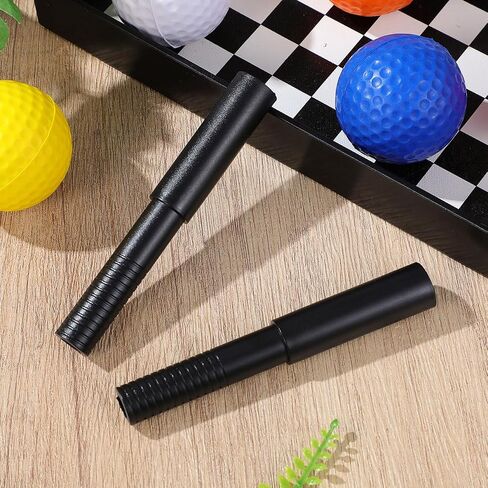 NOLITOY 2 Pcs Golf Shaft Extension, 0.6in Golf Club Extension Rod Graphite Shaft for Iron Wood Putter Accessories (Black) in Saudi Arabia