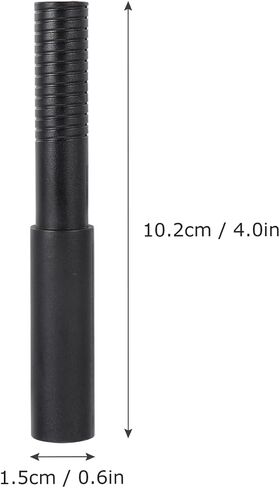 NOLITOY 2 Pcs Golf Shaft Extension, 0.6in Golf Club Extension Rod Graphite Shaft for Iron Wood Putter Accessories (Black) in Saudi Arabia