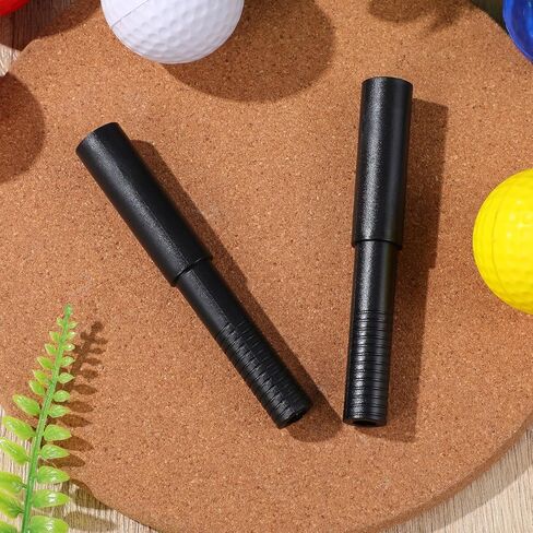 NOLITOY 2 Pcs Golf Shaft Extension, 0.6in Golf Club Extension Rod Graphite Shaft for Iron Wood Putter Accessories (Black) in Saudi Arabia