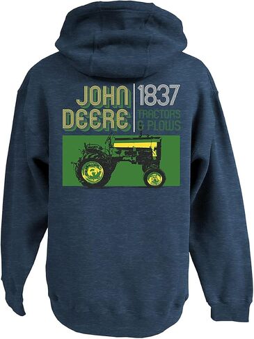 John Deere Navy Fleece Sweatshirt Vintage Tractor-Navy-XXl in Saudi Arabia