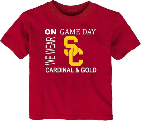 تي شيرت USC Trojans Southern California مرخص رسميًا في Gameday للأطفال/الأطفال الصغار/الشباب in Saudi Arabia
