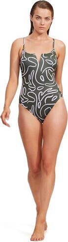 Gottex Luma Artsy Chic V Wire One Piece Women's Swimsuit Removable Soft Cups, Adjustable Straps and Front & Back Lining in Saudi Arabia