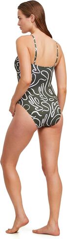 Gottex Luma Artsy Chic V Wire One Piece Women's Swimsuit Removable Soft Cups, Adjustable Straps and Front & Back Lining in Saudi Arabia