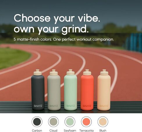 Sports Water Bottle - Soft-Touch Squeezable Body with One-Hand Spout- Lightweight, No Spill Water Bottle, for Gym, Cycling & Outdoor Uses - BPA Free - Water Bottles for Active Lifestyles - 24oz in Saudi Arabia