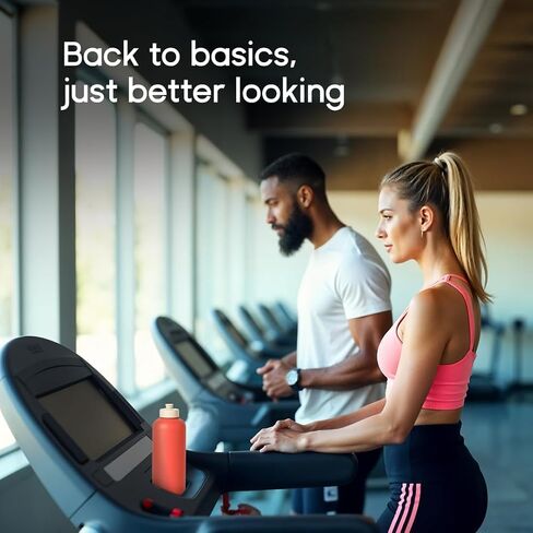 Sports Water Bottle - Soft-Touch Squeezable Body with One-Hand Spout- Lightweight, No Spill Water Bottle, for Gym, Cycling & Outdoor Uses - BPA Free - Water Bottles for Active Lifestyles - 24oz in Saudi Arabia