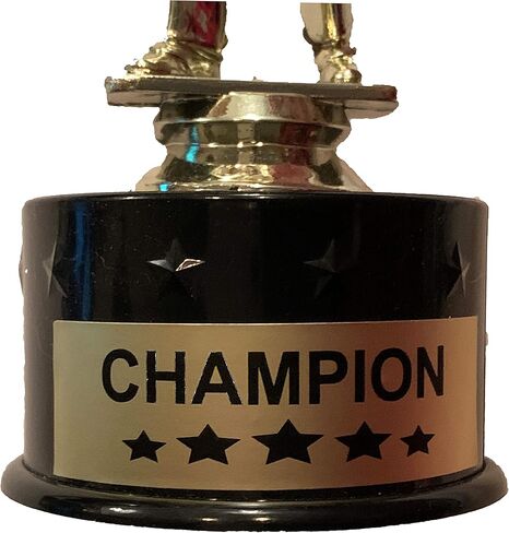 Express Medals Soccer Boys Male Award Trophy Party Favor Gift Prize Including 4 Gold Color Decals to Custom Personalize The Black Round Base in Saudi Arabia