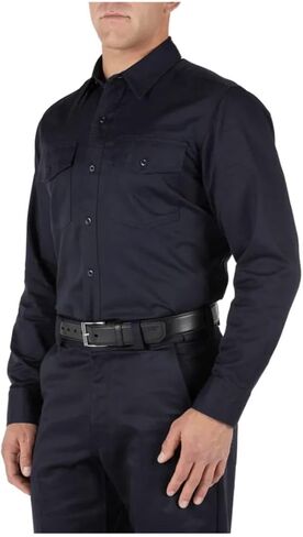 5.11 Tactical Company Long Sleeve Shirt Fire Navy M in Kuwait