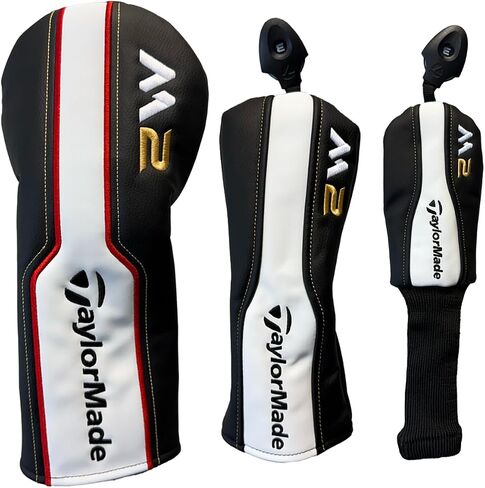 أغطية الرأس TaylorMade 2016 M2، أسود/ذهبي (اختر حجم السائق/الممر/الإنقاذ) in Saudi Arabia