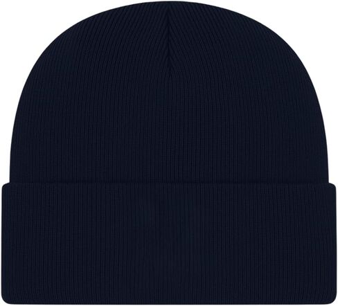 Officially Licensed Detroit Navy Baseball Cuffed Knit Beanie Hat Classic Primary Team Logo Embroidered Cold Weather Blue/White Cap in Saudi Arabia