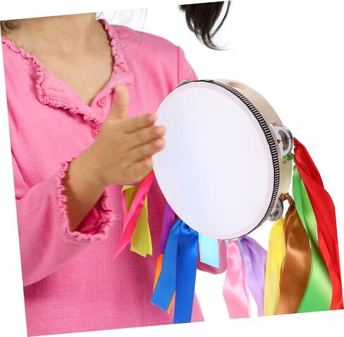 Tambourine for Adults Hand Drum Ribbons Musical Instrument for Ages in Saudi Arabia