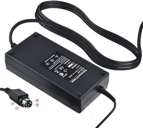 محول تيار متردد/تيار مستمر عالمي 12 فولت 10 أمبير 120 وات لـ EDAC EA11253A EDACPOWER ELEC 12VDC 10 أمبير 12 فولت كابل سلك إمداد الطاقة PS شاحن بطارية رئيسي PSU (مع موصل DIN ذو 4 سنون 4 شوك) in Saudi Arabia