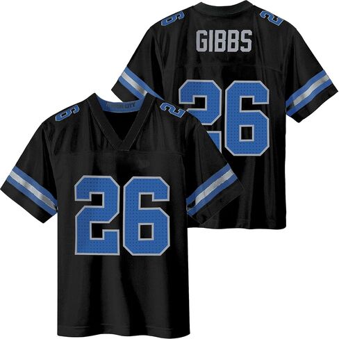 Jahmyr Gibbs Detroit Lions Black #26 NFL Kids Youth 4-20 Name and Number Alternate Away Player Football Jersey in Saudi Arabia