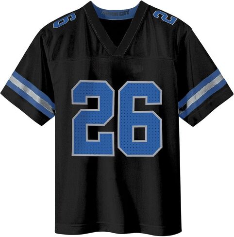 Jahmyr Gibbs Detroit Lions Black #26 NFL Kids Youth 4-20 Name and Number Alternate Away Player Football Jersey in Saudi Arabia