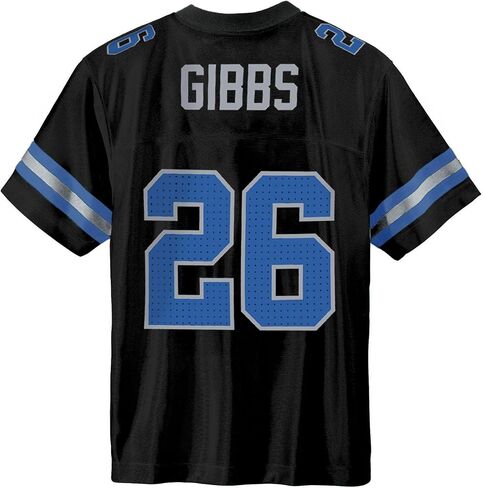 Jahmyr Gibbs Detroit Lions Black #26 NFL Kids Youth 4-20 Name and Number Alternate Away Player Football Jersey in Saudi Arabia