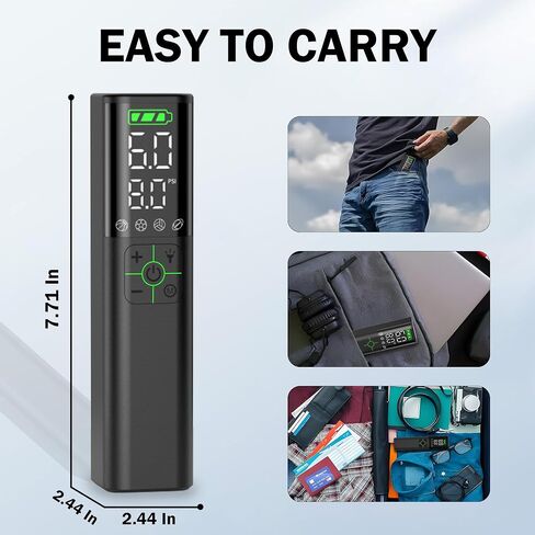 Z10 Electric Ball Pump for Sport Ball,2000mAh 15 PSI Portable Automatic Air Pump Fast Ball Inflator with 2 Needles,Precise Pressure Gauge for Basketball Football Volleyball Soccer in Saudi Arabia