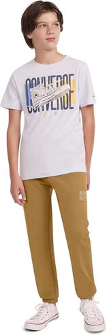 Converse Boys' Relaxed Fleece Jogger Pants in Saudi Arabia