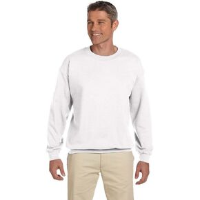 Fashion Gildan 18000 Adult Sweatshirt White 4X-Large in Saudi Arabia