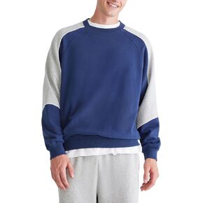 AEROPOSTALE Men's Piping Colorblock Crew Sweatshirt in Saudi Arabia