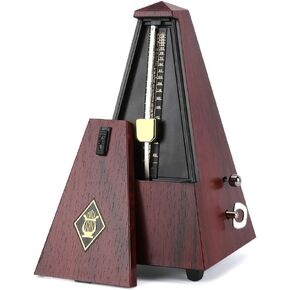 Accurate Mechanical Metronome for Wind Instruments Musicians, Guitar Player, Violinist, Brown in Saudi Arabia