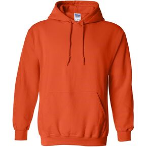 Hooded Pullover Sweat Shirt Heavy Blend 50/50 7.75 oz. by Gildan (Style# 18500) (X-Large, Orange) in Saudi Arabia